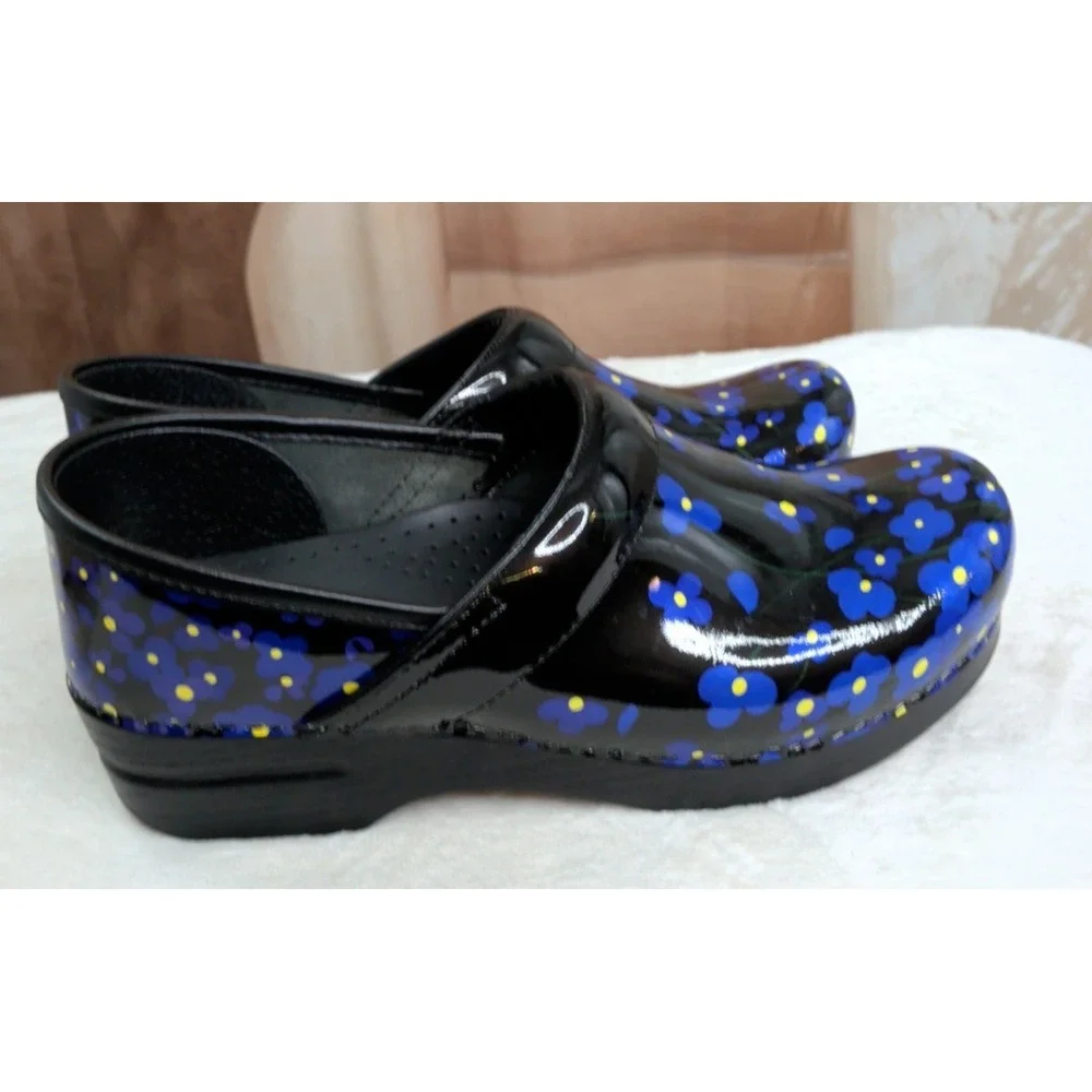 Dansko Floral Poppy Clogs - Picture 5 of 8